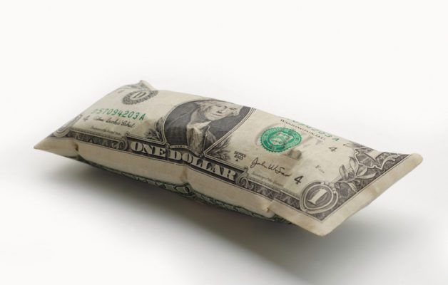 A picture representing the recent inflation in U.S. currency.