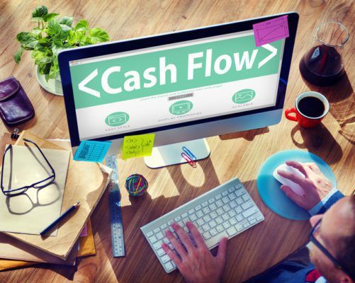 Cashflow Investing Banking Money Revenue Investment Concept
